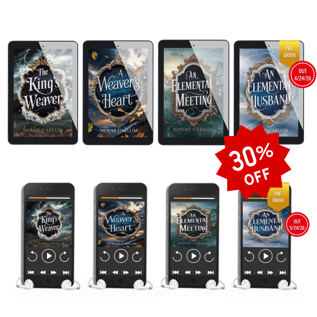 The King's Weaver Ebook + Audiobook Bundle Books 1-4 (30 % Off)