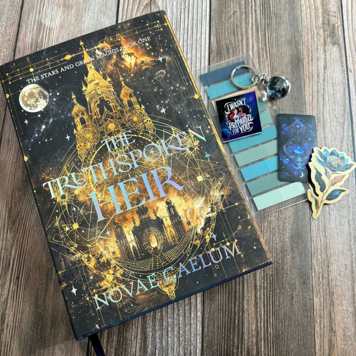 The Truthspoken Heir (Old Cover) and swag pack