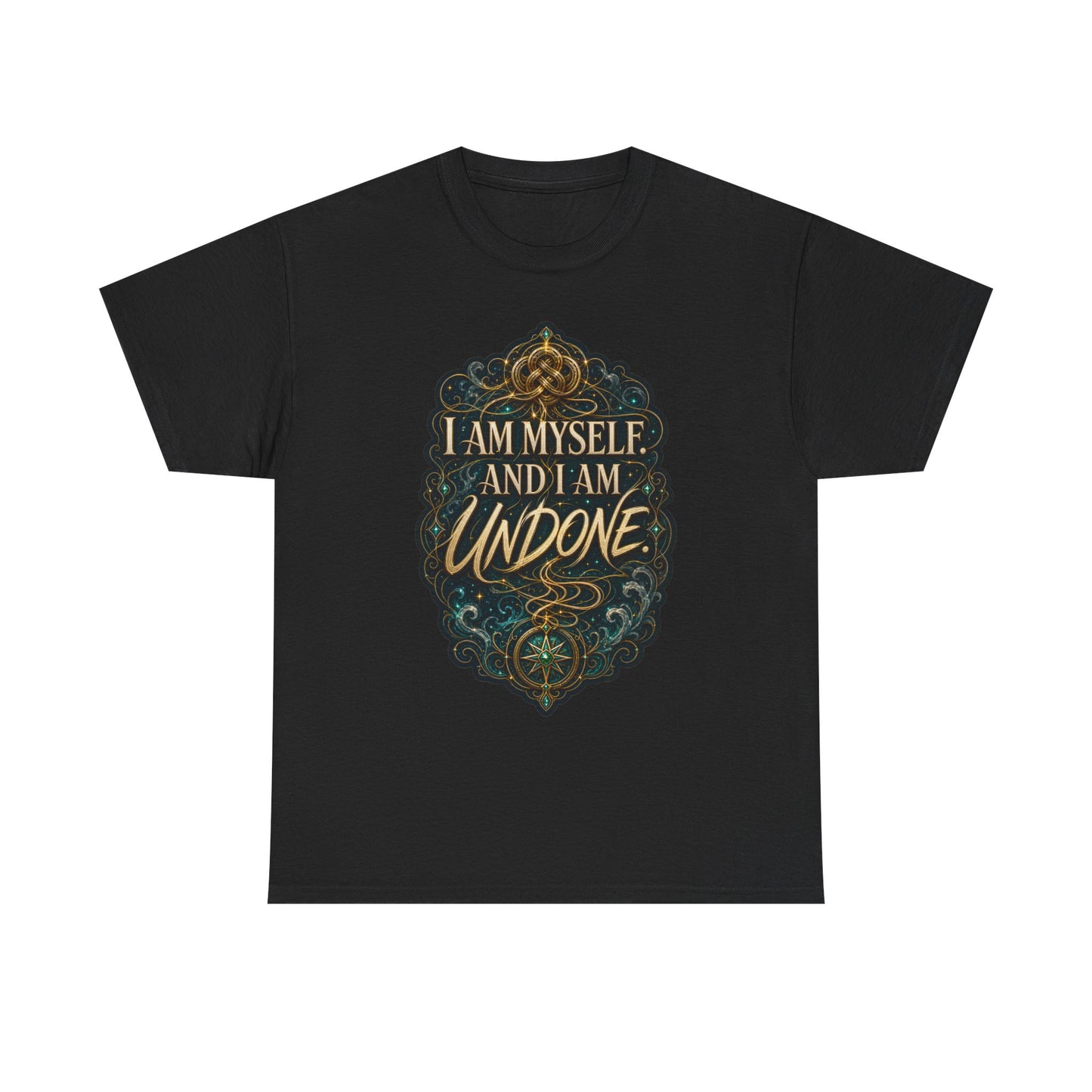 Unisex T-Shirt — The King's Weaver "I Am Myself and I Am Undone" Vintage Graphic Tee