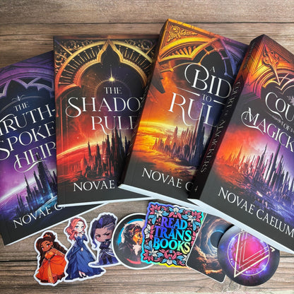 The Star and Green Magics Book 1-4  and Stickers