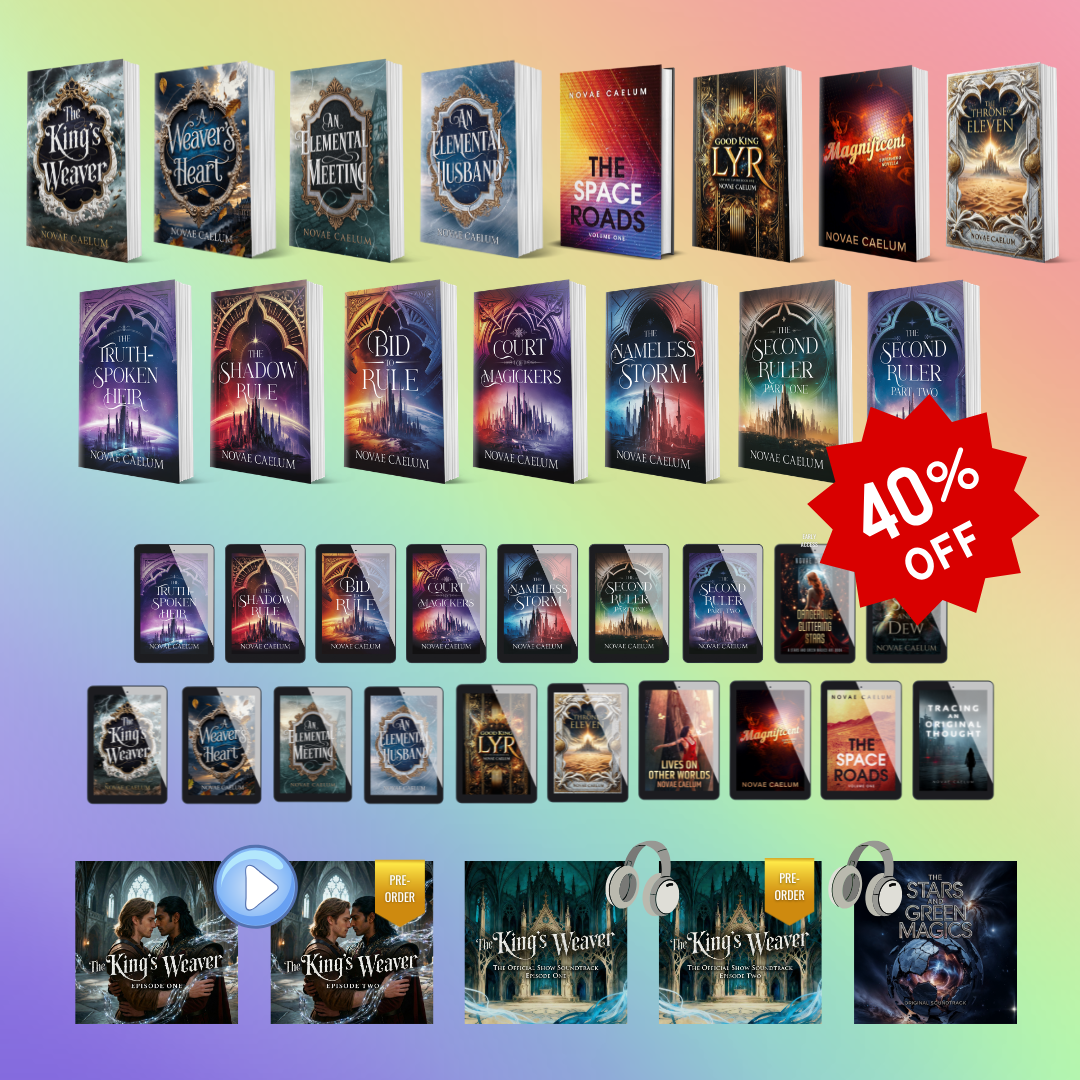 All Here Mega Bundle - Every paperback + Every Ebook + Shows and Soundtracks