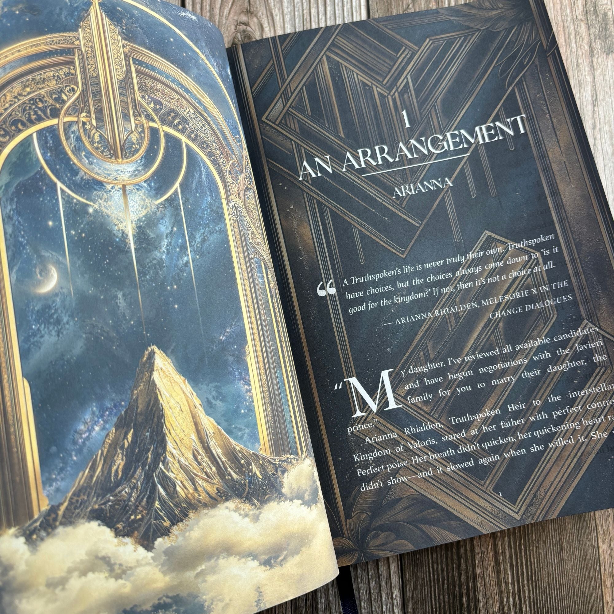 Special Edition Hardcover - The Truthspoken Heir: The Stars and Green Magics Book 1