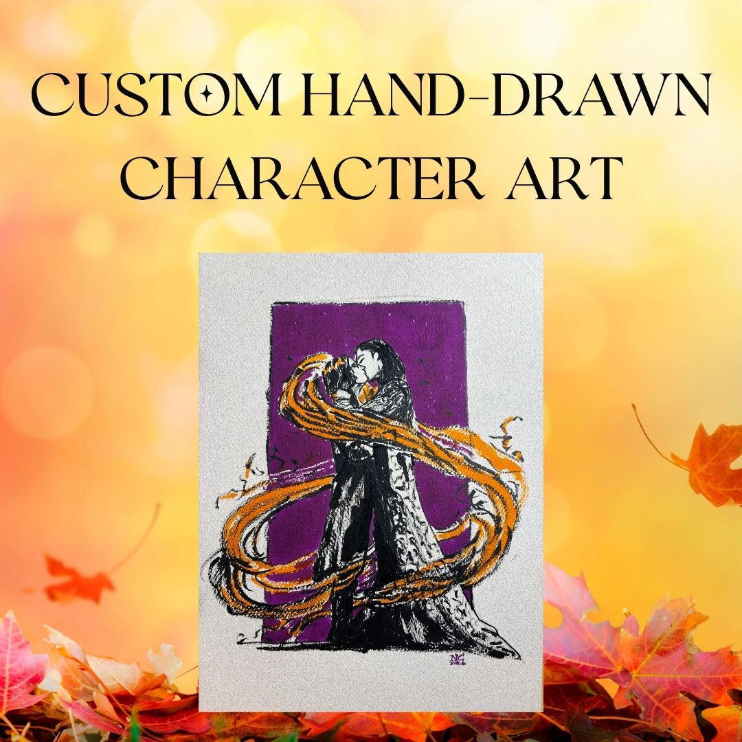 GUEST OF THE HIGH TABLE: Custom Character Artwork (The King's Weaver or The Stars and Green Magics)