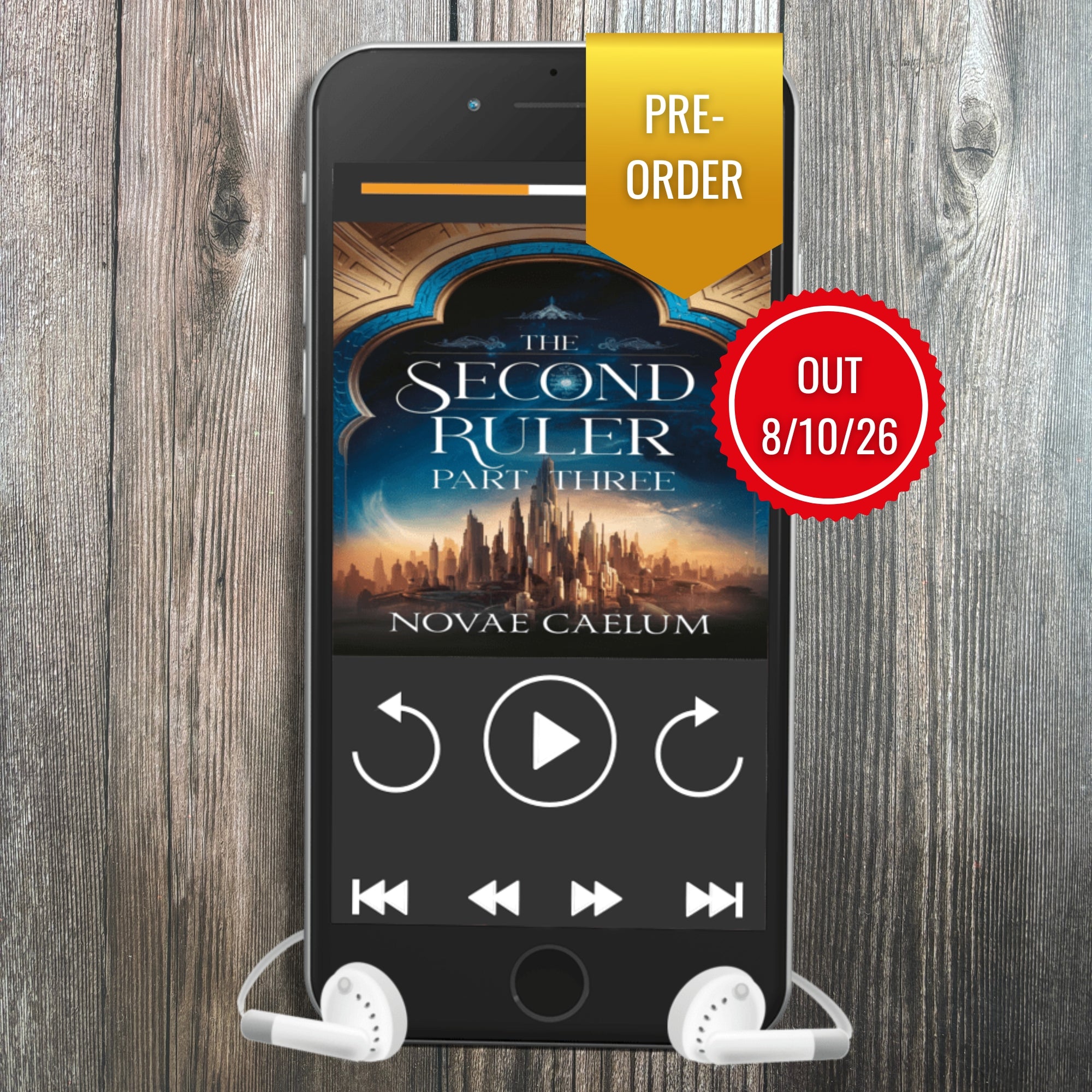 PRE-ORDER The Second Ruler Part Three: The Stars and Green Magics Book 8 (Audiobook)