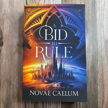 A Bid to Rule discreet cover paperback with swag