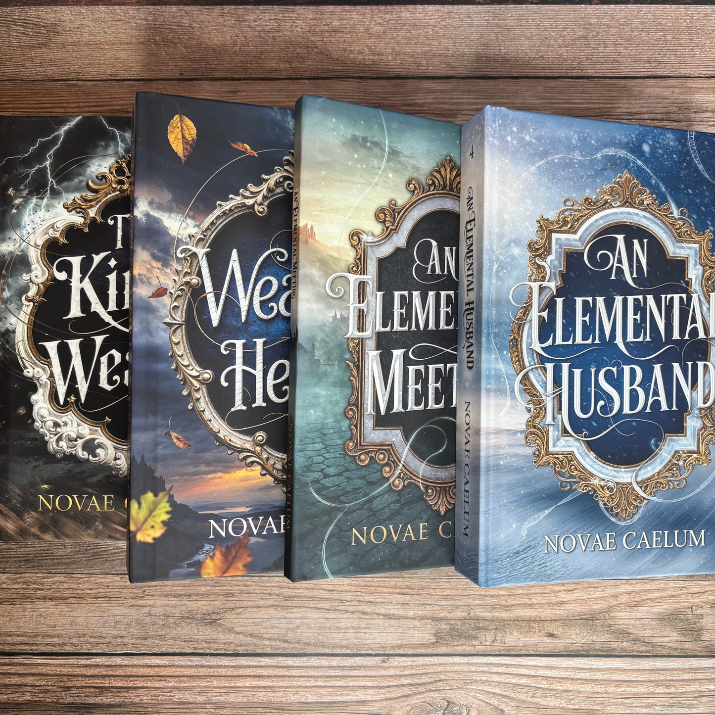 SIGNED The King's Weaver Hardcover Bundle: Books 1-4