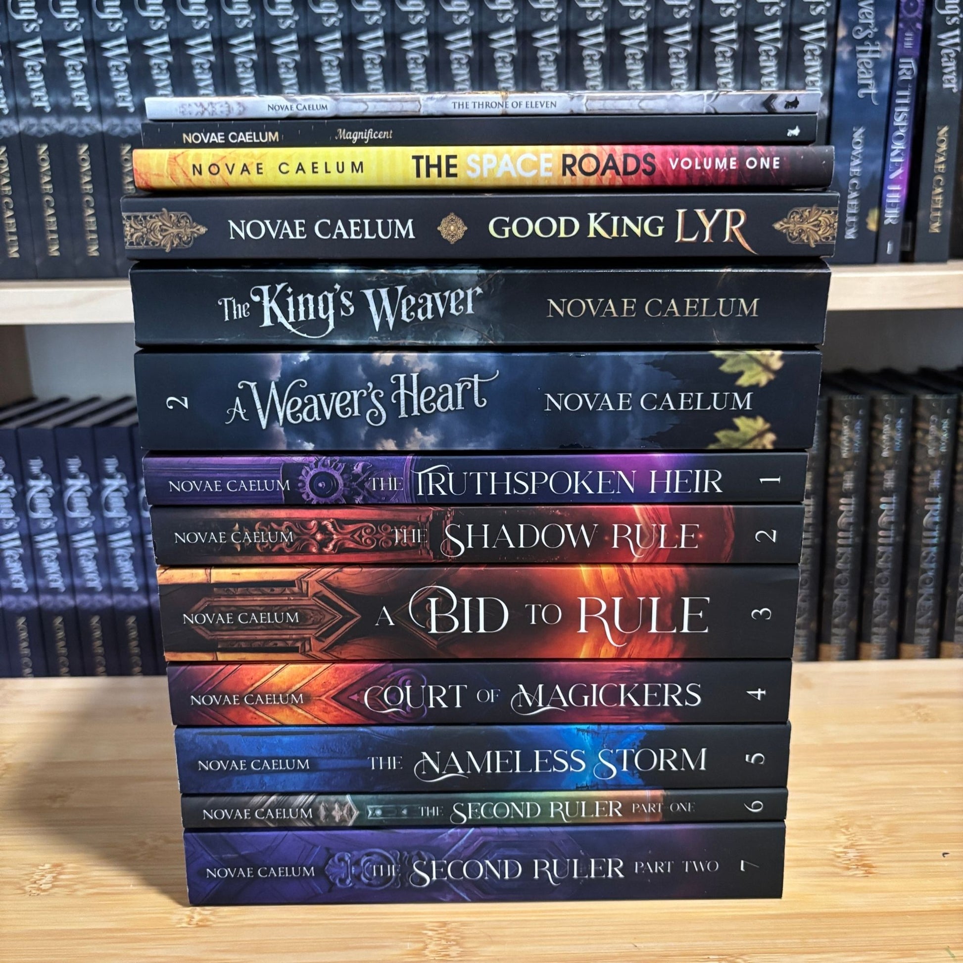 Novae Caelum Bundle Books (Spine Cover)