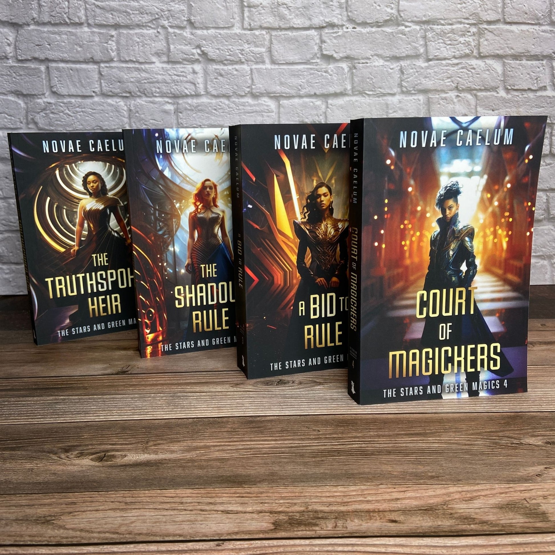 Paperback Bundle of The Stars and Green Magics book 1-4