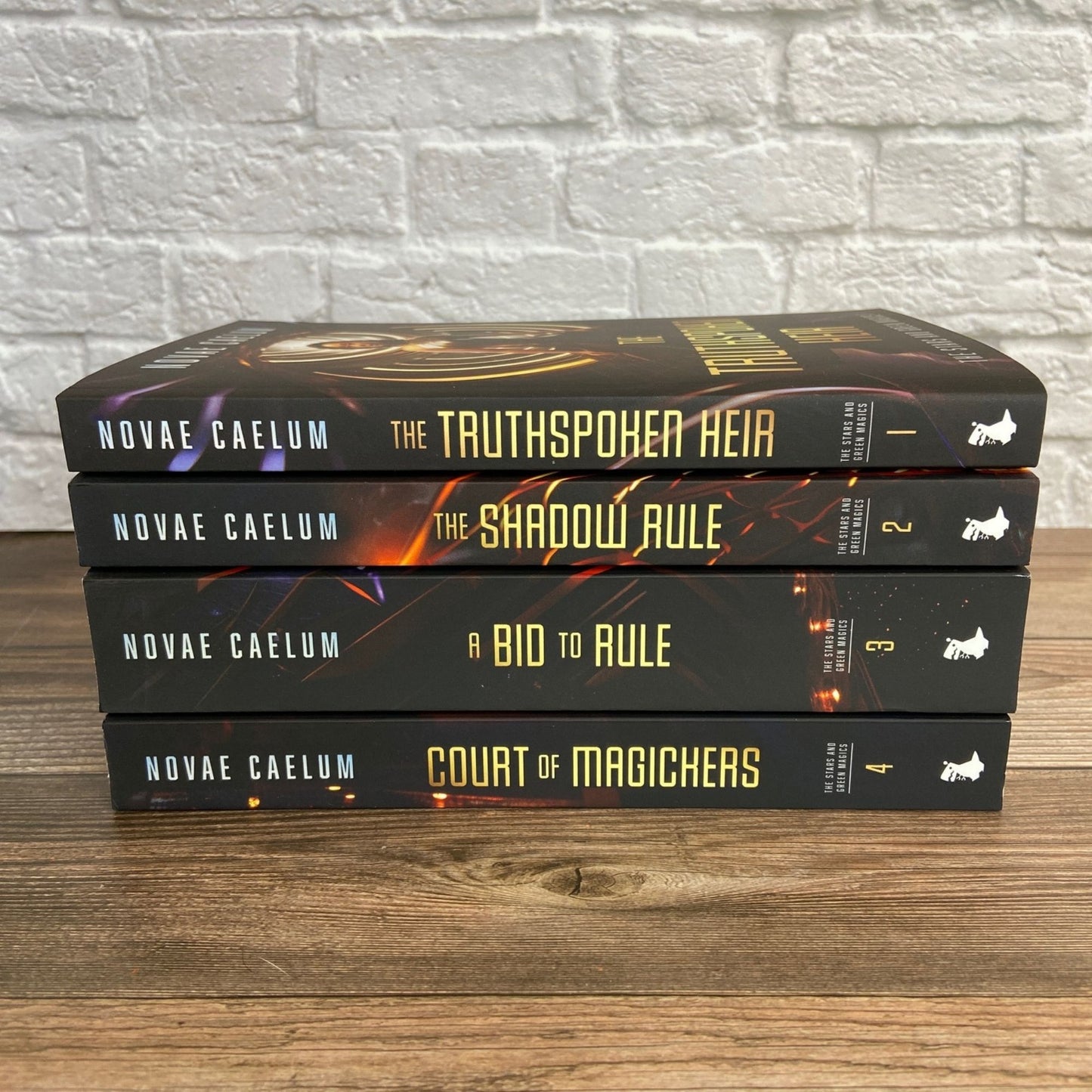 SIGNED Paperback Bundle: The Stars and Green Magics (Spine Cover Book 1-4)