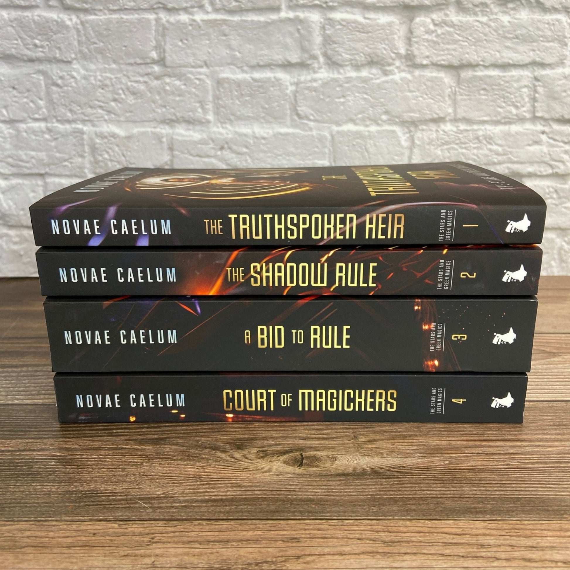 SIGNED Paperback Bundle: The Stars and Green Magics (Spine Cover Book 1-4)