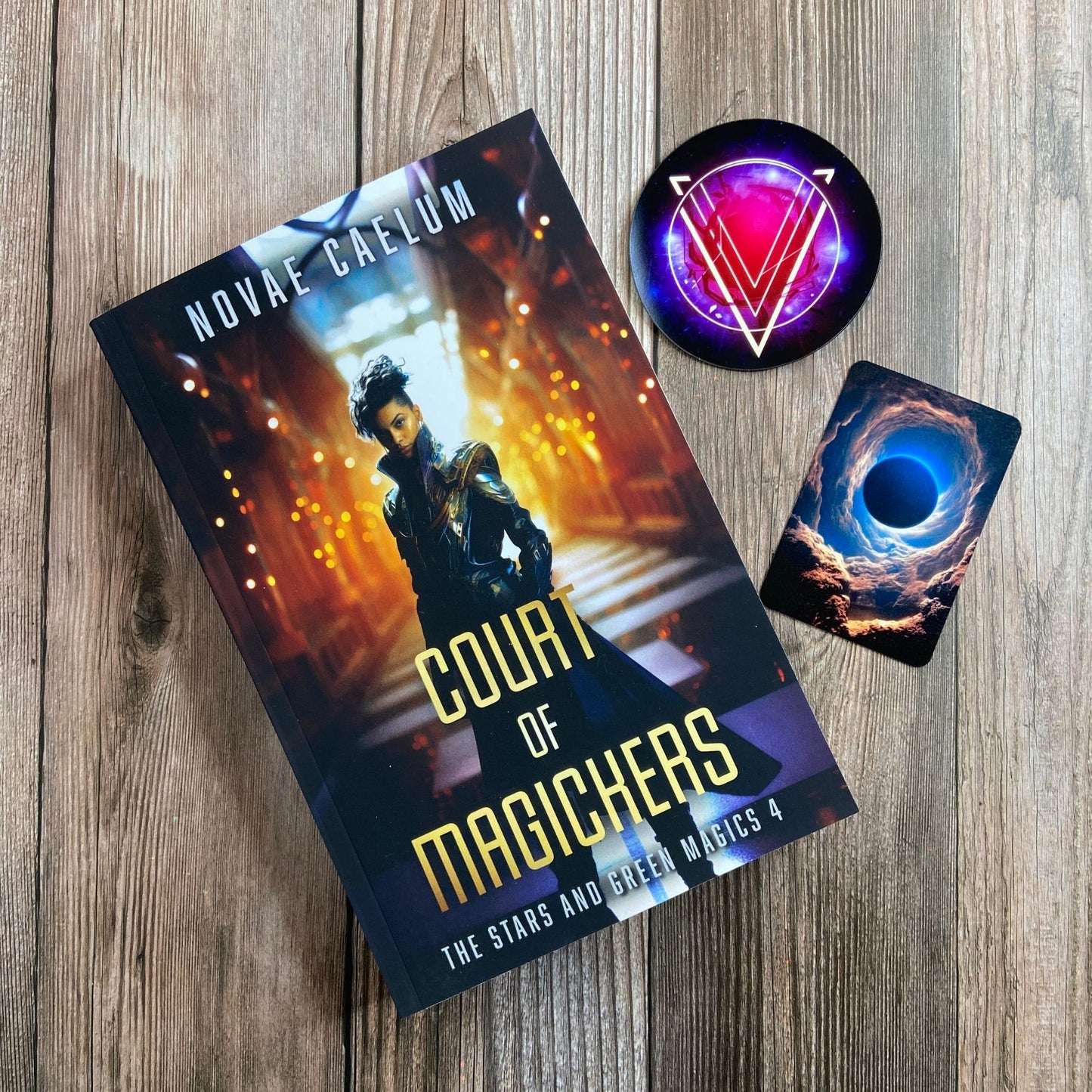 The Court Magickers Book (Old Cover) and stickers