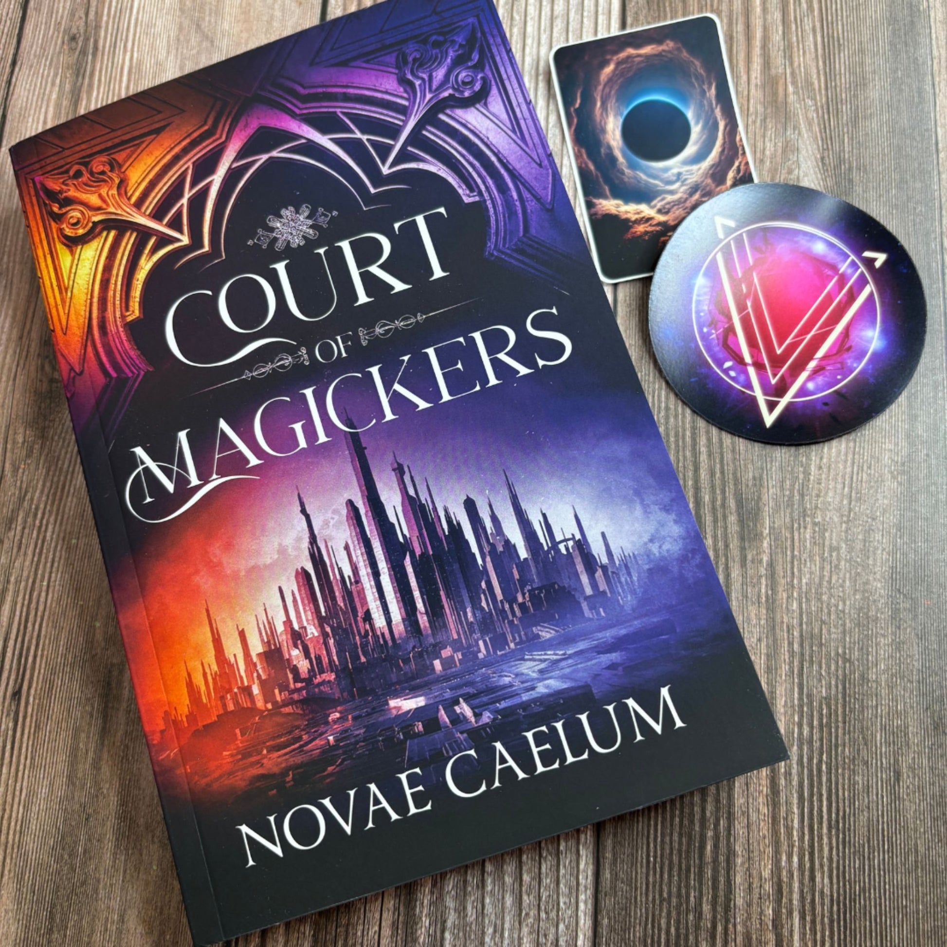 The Court Magickers Book (Paperback) and stickers