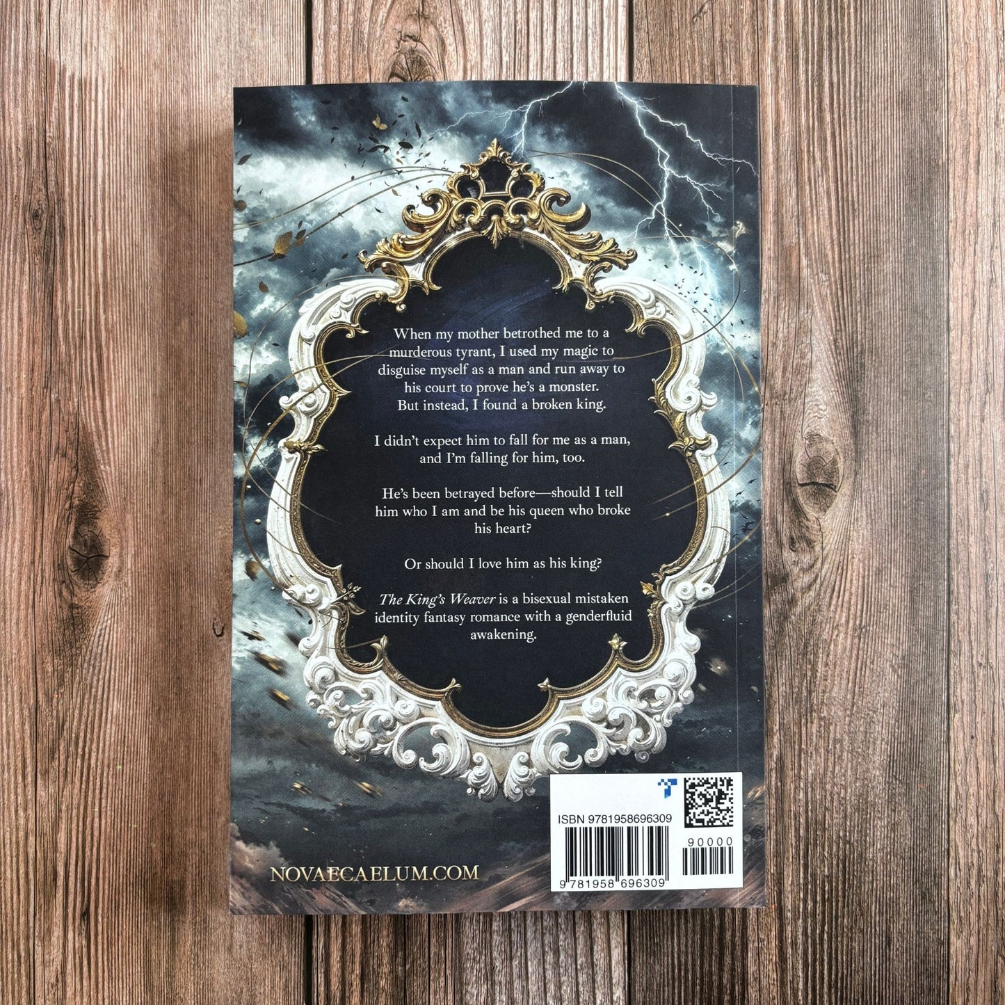 The King's Weaver Book (Back Cover)
