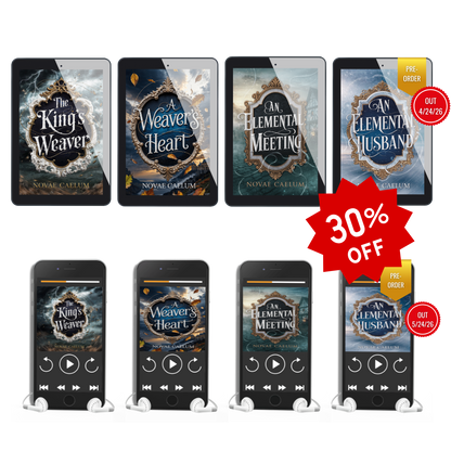 The King's Weaver Ebook + Audiobook Bundle Books 1-4 (30 % Off)