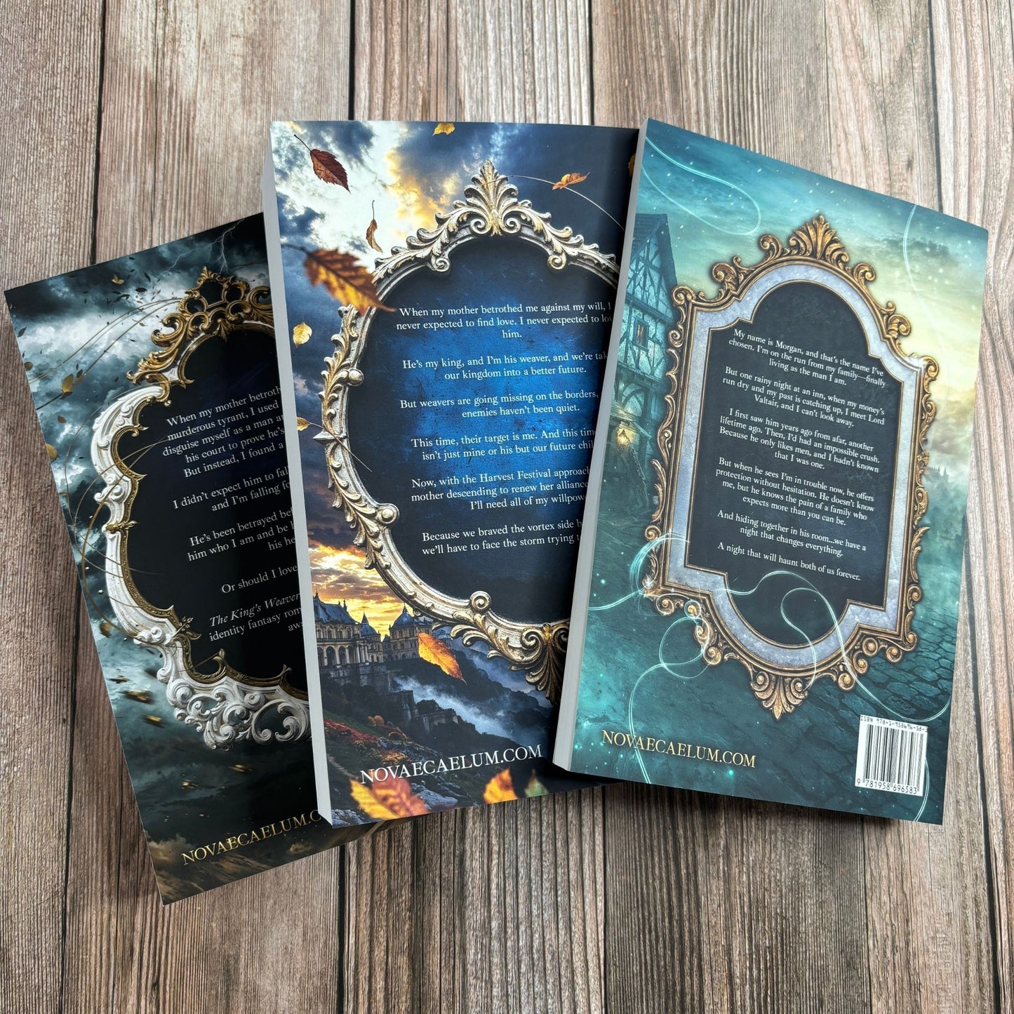 The King's Weaver Paperback Bundle: Books 1-3 (Back cover)