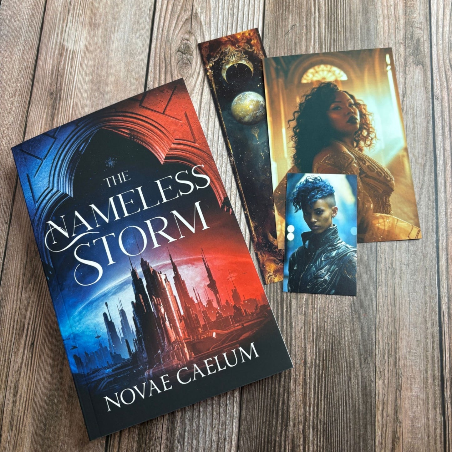 The Nameless Storm: The Stars and Green Magics Book 5  and stickers