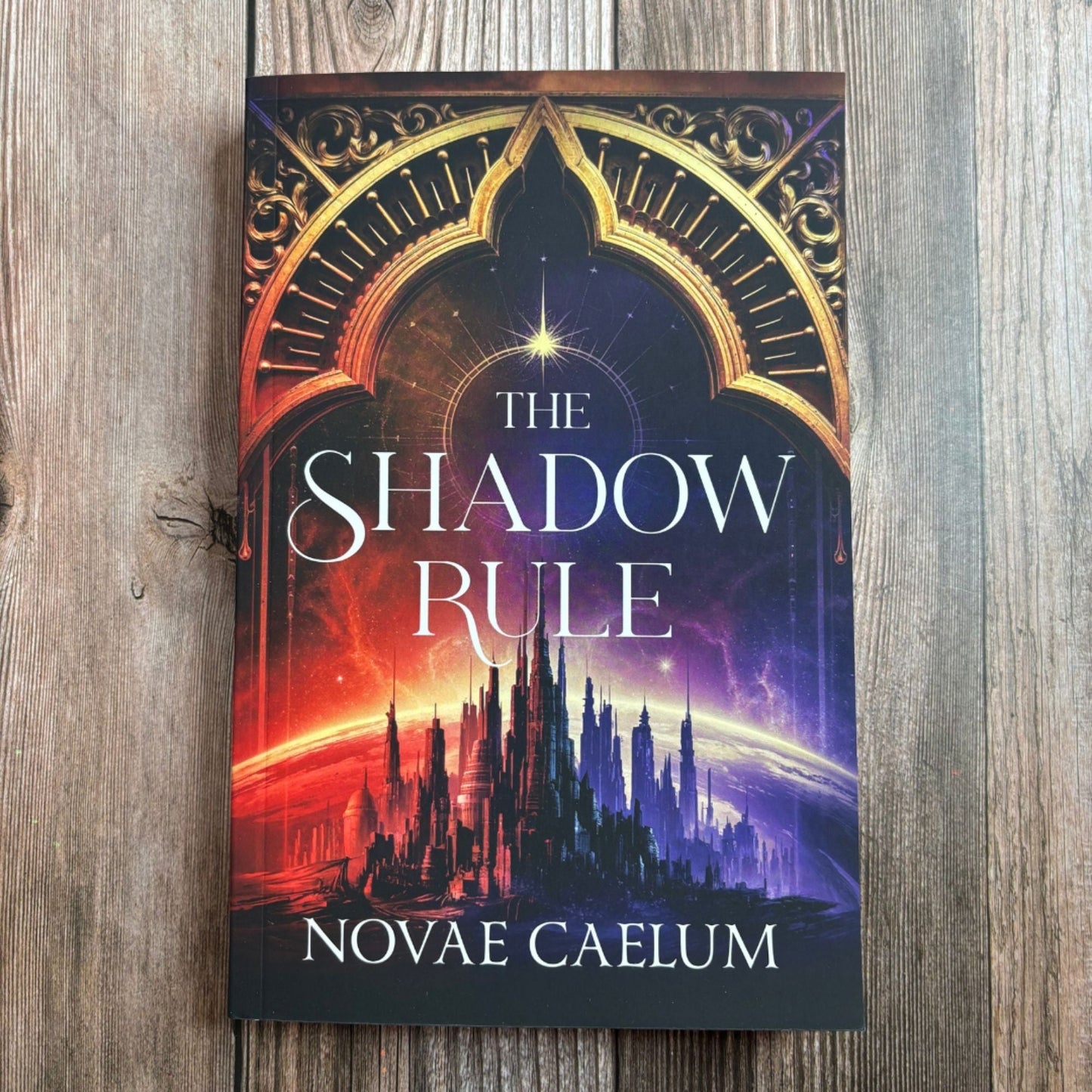 The Shadow Rule discreet cover paperback with swag