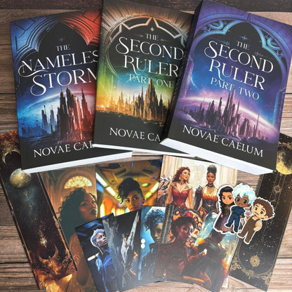 The Stars and Green Magics  and stickers (Books 5-7)