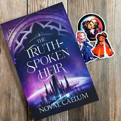 The Truth Spoken Heir book and Character stickers