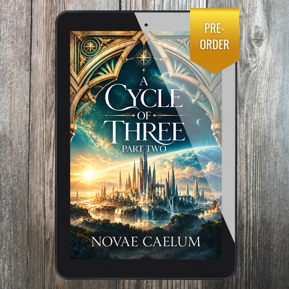A Cycle of Three: Part Two by Novae Caelum, ebook pre-order mockup.